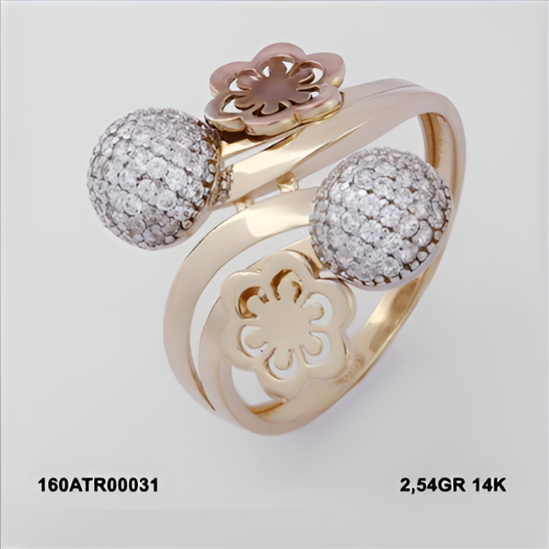 160ATR00031 Sarı Altın 14 Ayar 2,54 Gr. Yüzük