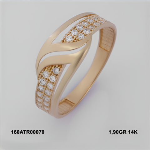 160ATR00070 Sarı Altın 14 Ayar 1,90 Gr. Yüzük