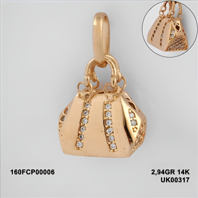 160FCP00006 Sarı Altın 14 Ayar 2,94 Gr. Kolye Ucu