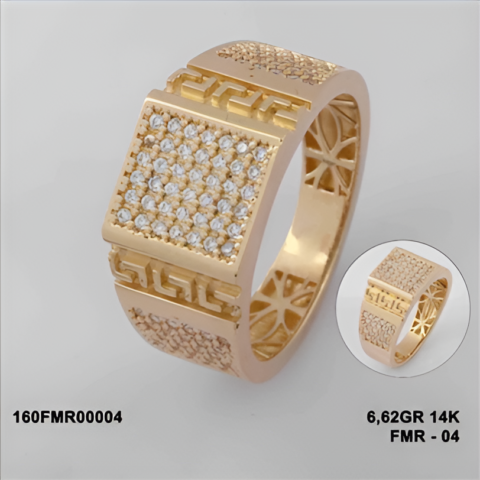 160FMR00004 Sarı Altın 14 Ayar 6,62 Gr. Yüzük