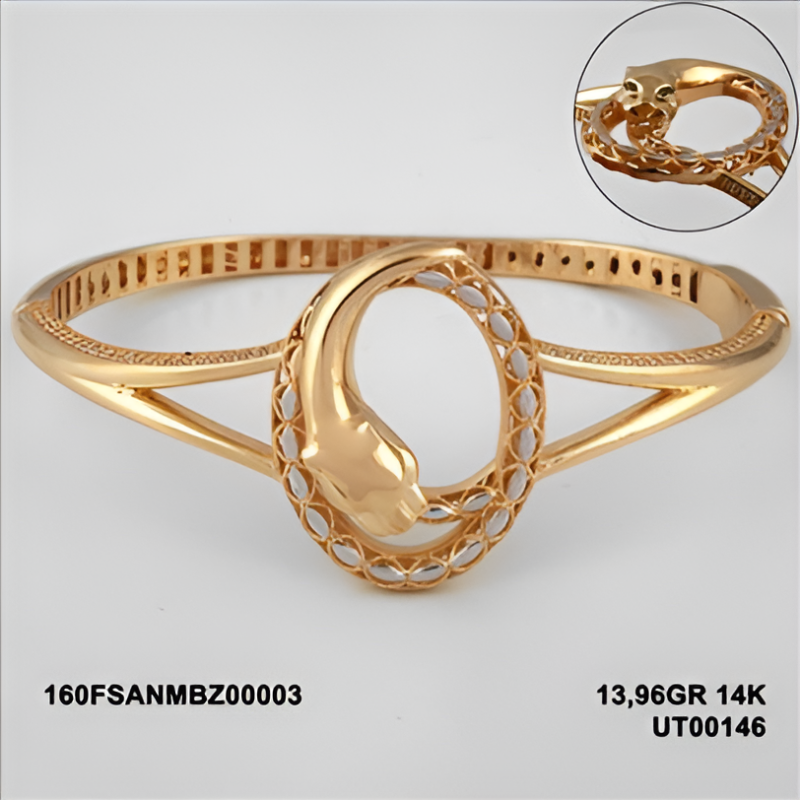 160FSANMBZ00003 Sarı Altın 14 Ayar 13,96 Gr. Bilezik