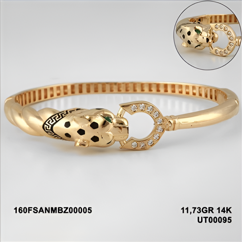 160FSANMBZ00005 Sarı Altın 14 Ayar 11,73 Gr. Bilezik