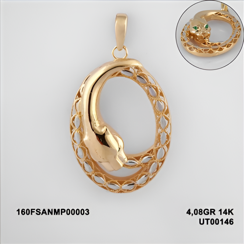 160FSANMP00003 Sarı Altın 14 Ayar 4,08 Gr. Kolye Ucu