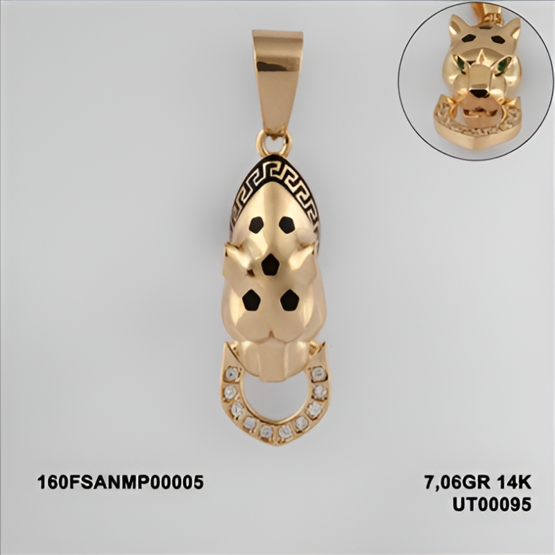 160FSANMP00005 Sarı Altın 14 Ayar 7,06 Gr. Kolye Ucu