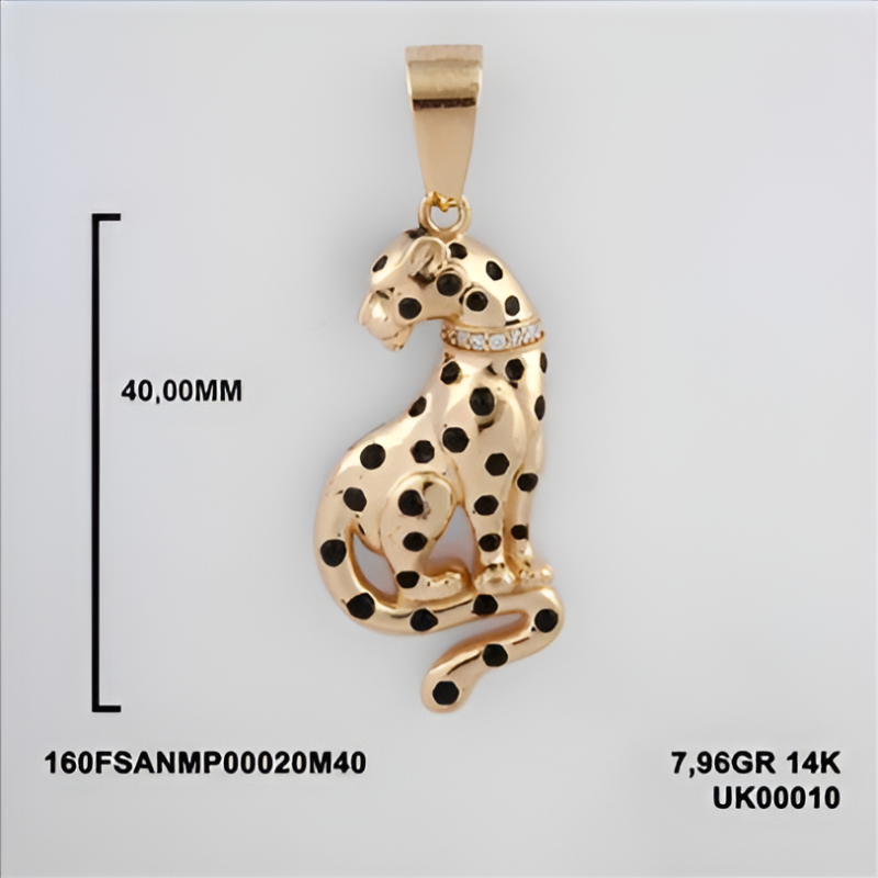 160FSANMP00020M40 Sarı Altın 14 Ayar 7,96 Gr. Kolye Ucu