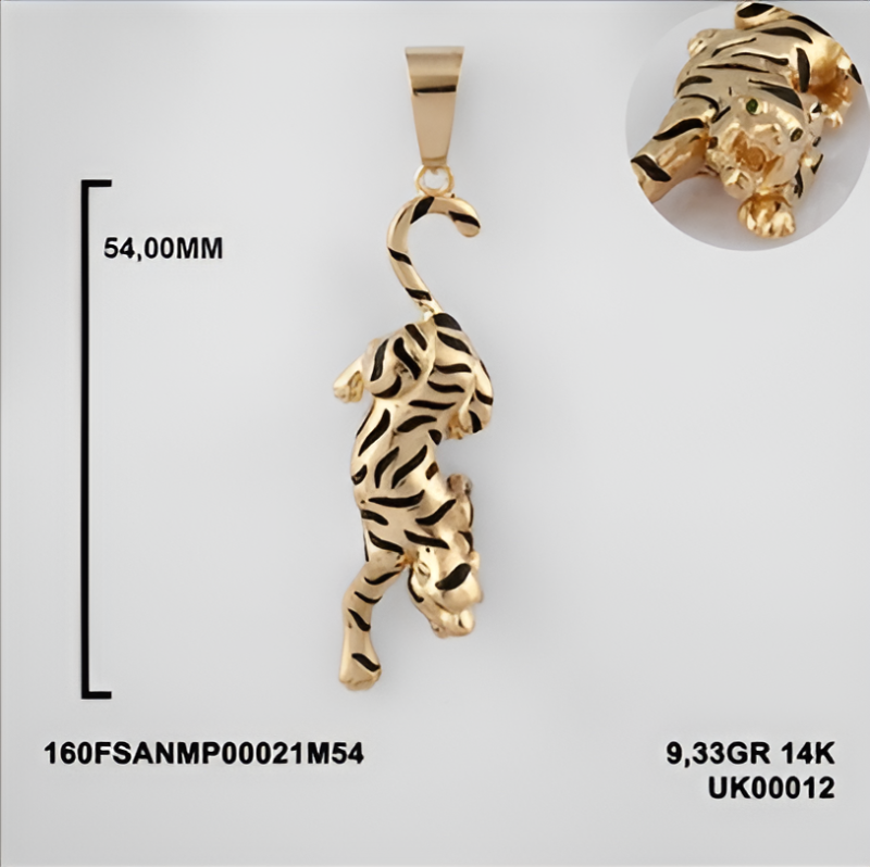 160FSANMP00021M54 Sarı Altın 14 Ayar 9,33 Gr. Kolye Ucu