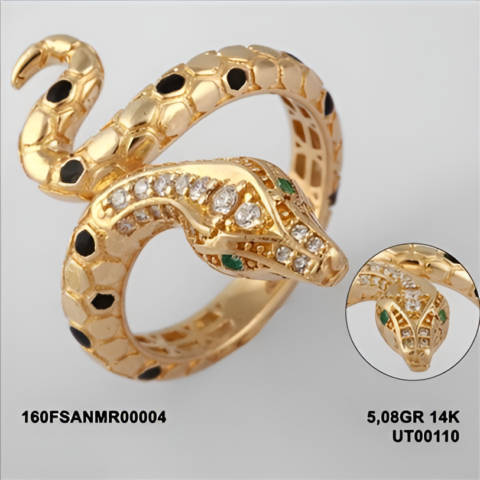 160FSANMR00004 Sarı Altın 14 Ayar 5,07 Gr. Yüzük