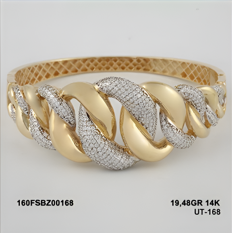 160FSBZ00168 Altın 14 Ayar 19,48 Gr. Bilezik