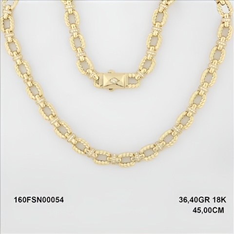 160FSN00054 Sarı Altın 14 Ayar 36,4 Gr. Gerdanlık