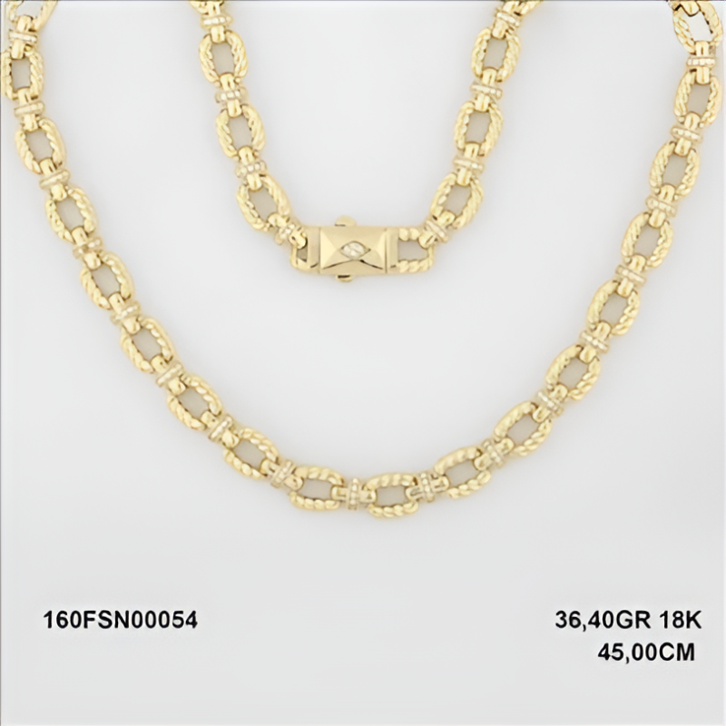 160FSN00054 Sarı Altın 14 Ayar 36,4 Gr. Gerdanlık