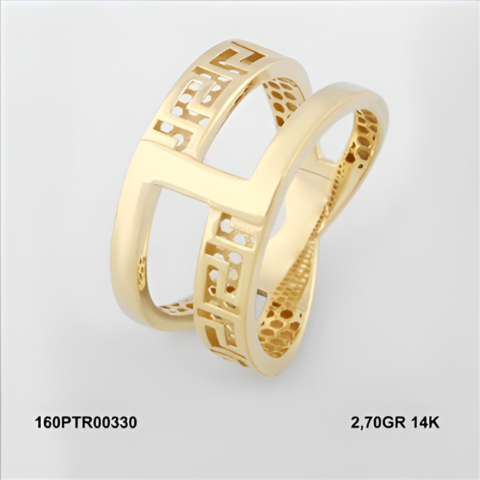 160PTR00330 Sarı Altın 14 Ayar 2,70 Gr. Yüzük