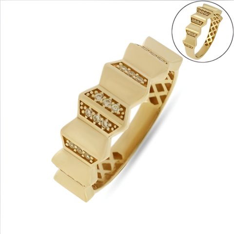 160Q0FCR-00035-YW Sarı Altın 14 Ayar 2,18 Gr. Yüzük