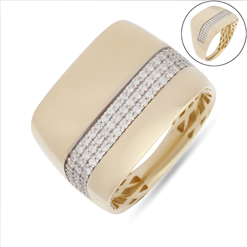 160Q0FCR-00044-YW Sarı Altın 14 Ayar 5,09 Gr. Yüzük