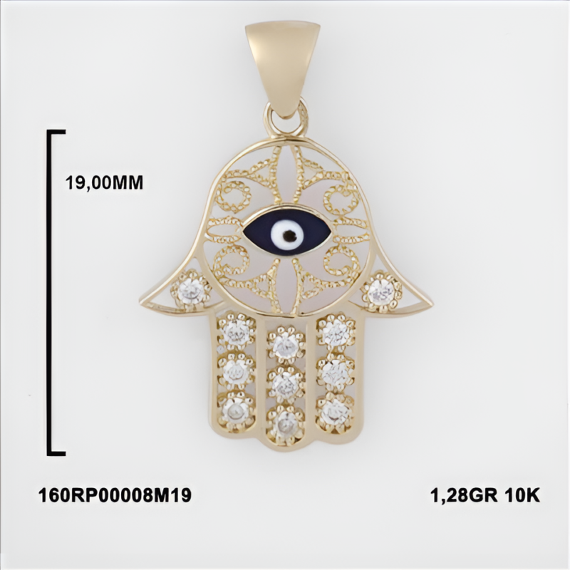 160RP00008M19 Sarı Altın 14 Ayar 1,28 Gr. Kolye Ucu