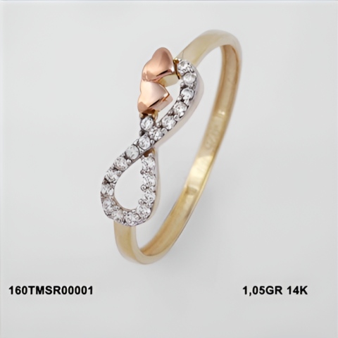160TMSR00001 Sarı Altın 14 Ayar 1,05 Gr. Yüzük