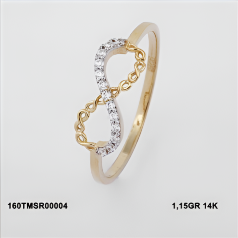 160TMSR00004 Sarı Altın 14 Ayar 1,15 Gr. Yüzük