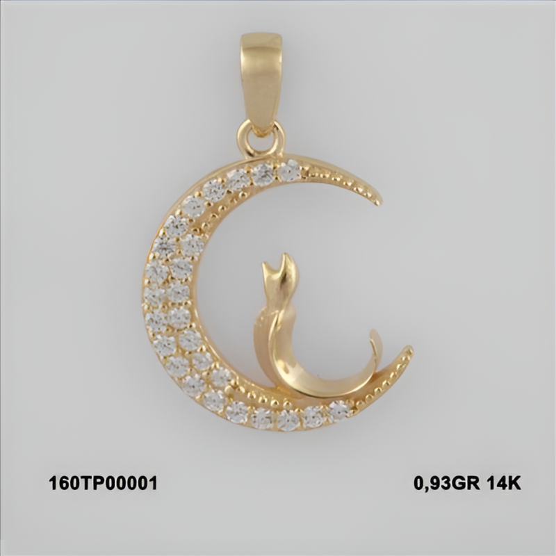 160TP00001 Sarı Altın 14 Ayar 0,93 Gr. Kolye Ucu