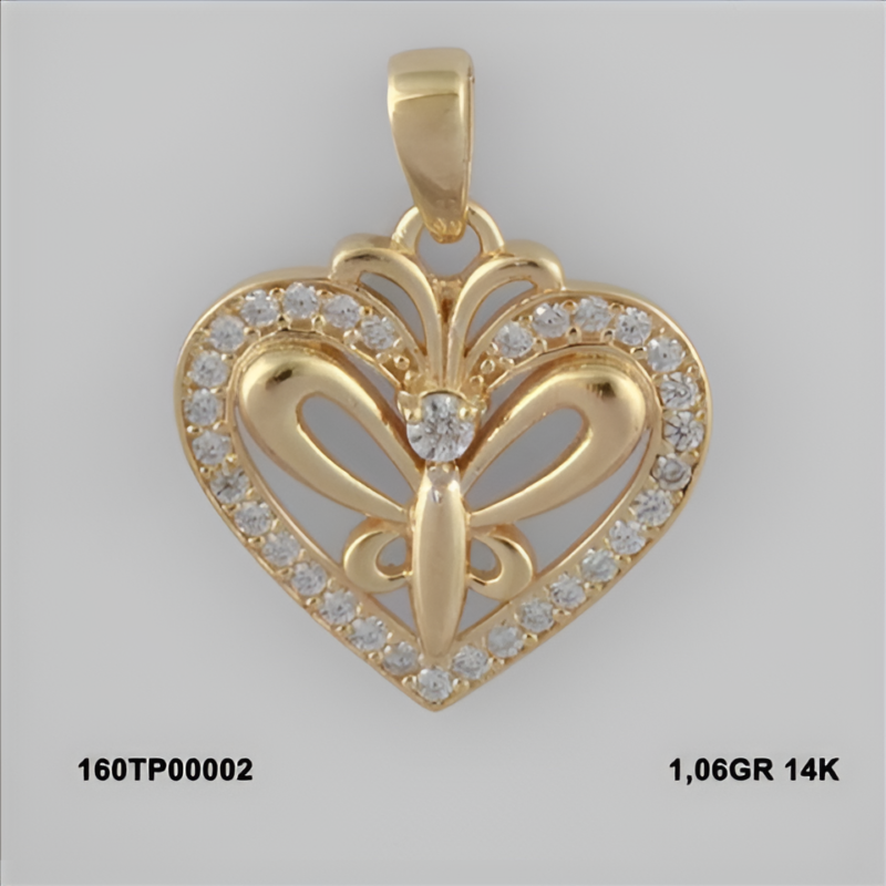 160TP00002 Sarı Altın 14 Ayar 1,06 Gr. Kolye Ucu