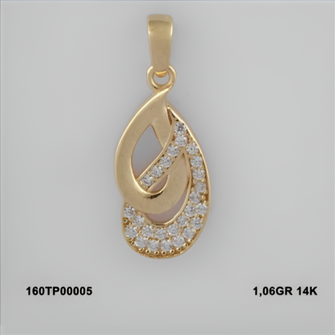 160TP00005 Sarı Altın 14 Ayar 1,06 Gr. Kolye Ucu