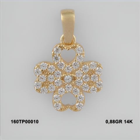 160TP00010 Sarı Altın 14 Ayar 0,88 Gr. Kolye Ucu