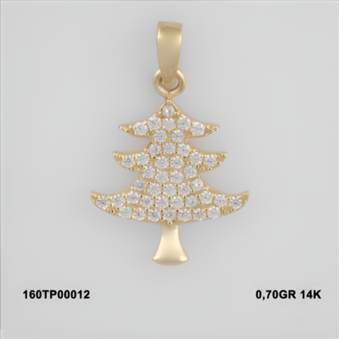 160TP00012 Sarı Altın 14 Ayar 0,7 Gr. Kolye Ucu