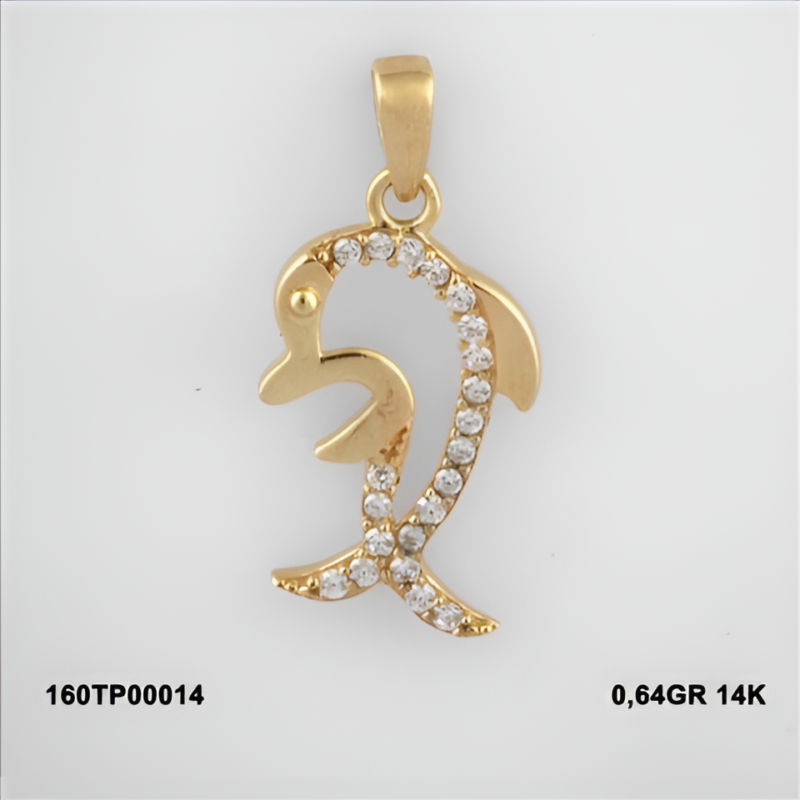 160TP00014 Sarı Altın 14 Ayar 0,64 Gr. Kolye Ucu