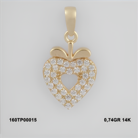 160TP00015 Sarı Altın 14 Ayar 0,74 Gr. Kolye Ucu