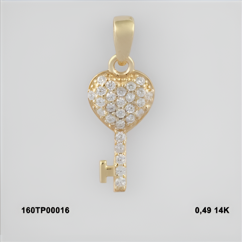 160TP00016 Sarı Altın 14 Ayar 0,49 Gr. Kolye Ucu