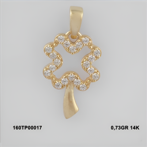 160TP00017 Sarı Altın 14 Ayar 0,73 Gr. Kolye Ucu