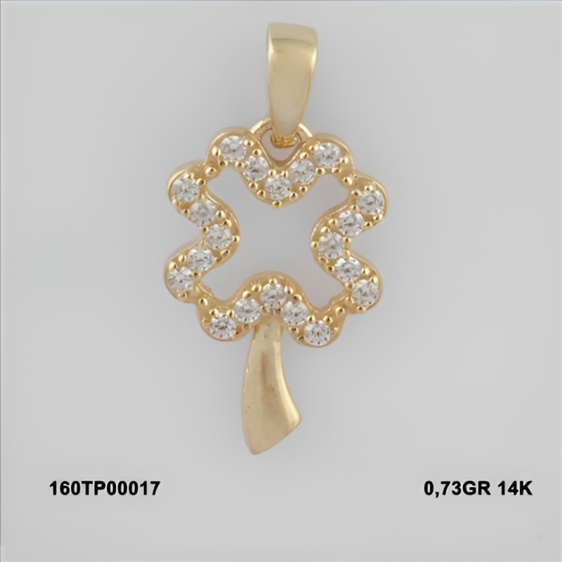 160TP00017 Sarı Altın 14 Ayar 0,73 Gr. Kolye Ucu