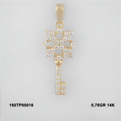 160TP00018 Sarı Altın 14 Ayar 0,78 Gr. Kolye Ucu