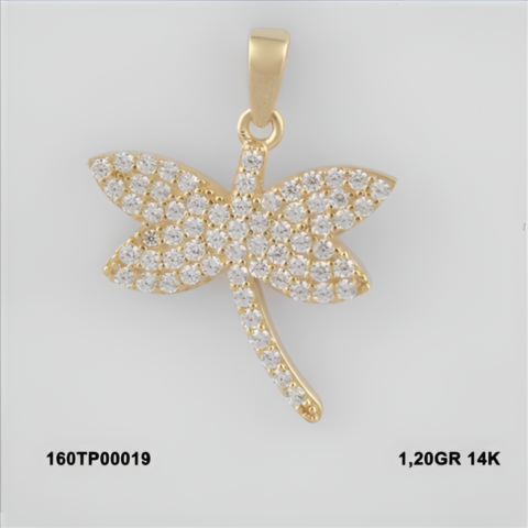 160TP00019 Sarı Altın 14 Ayar 1,2 Gr. Kolye Ucu