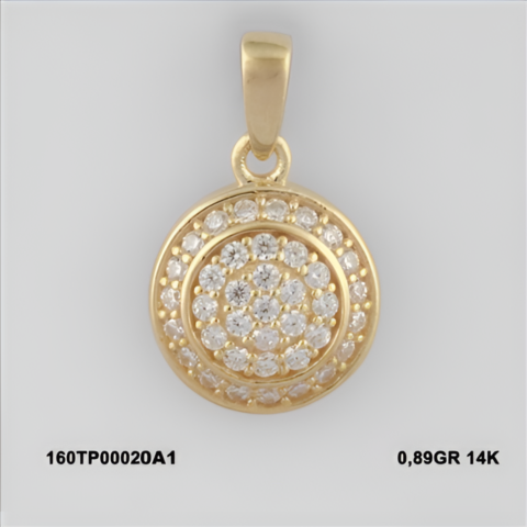 160TP00020A1 Sarı Altın 14 Ayar 0,89 Gr. Kolye Ucu