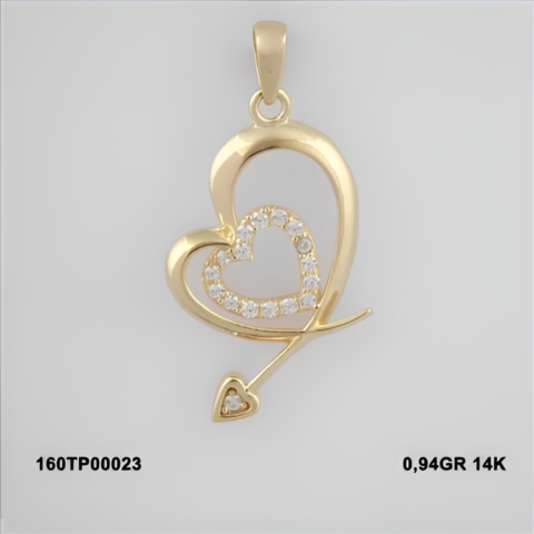 160TP00023 Sarı Altın 14 Ayar 0,94 Gr. Kolye Ucu