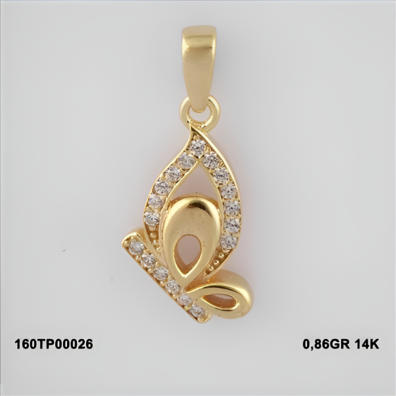 160TP00026 Sarı Altın 14 Ayar 0,86 Gr. Kolye Ucu