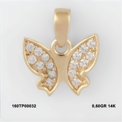 160TP00030 Sarı Altın 14 Ayar 0,6 Gr. Kolye Ucu