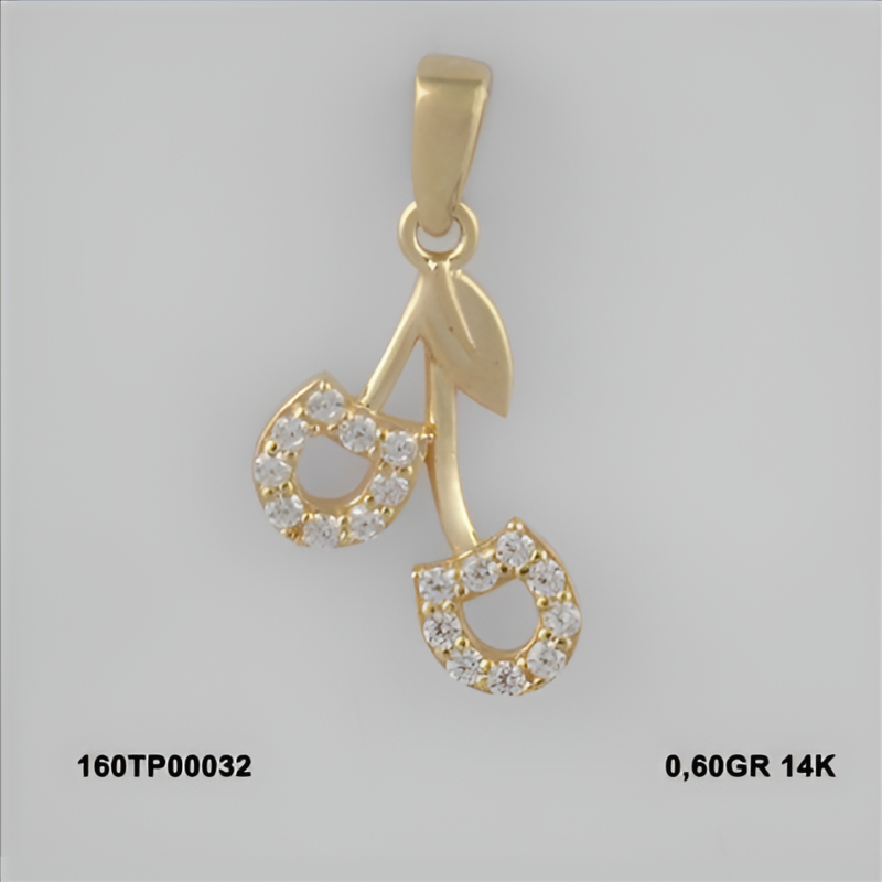 160TP00032 Sarı Altın 14 Ayar 0,6 Gr. Kolye Ucu