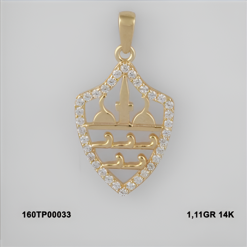 160TP00033 Sarı Altın 14 Ayar 1,11 Gr. Kolye Ucu