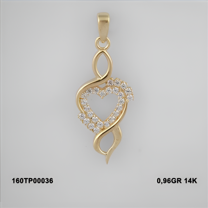 160TP00036 Sarı Altın 14 Ayar 0,96 Gr. Kolye Ucu