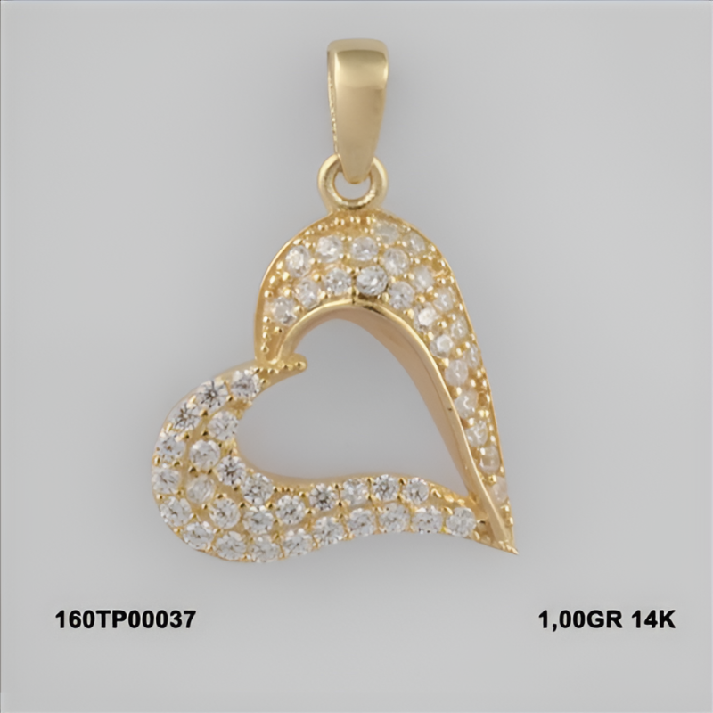 160TP00037 Sarı Altın 14 Ayar 1 Gr. Kolye Ucu
