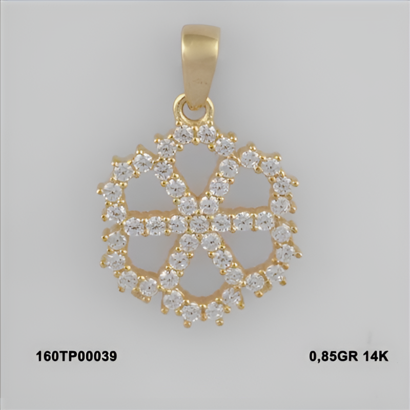 160TP00039 Sarı Altın 14 Ayar 0,85 Gr. Kolye Ucu