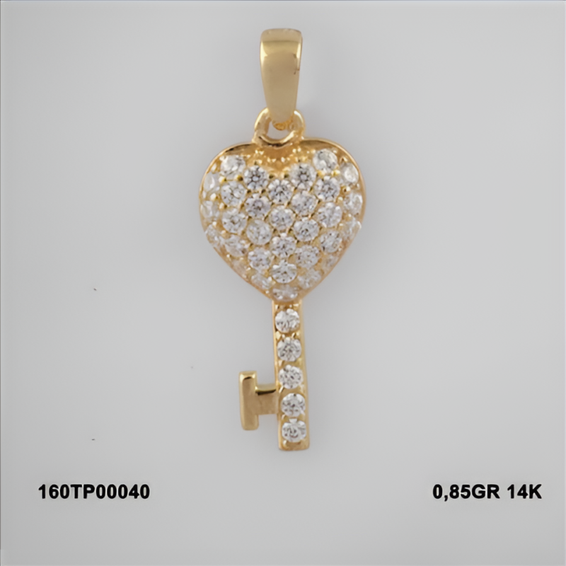 160TP00040 Sarı Altın 14 Ayar 0,85 Gr. Kolye Ucu