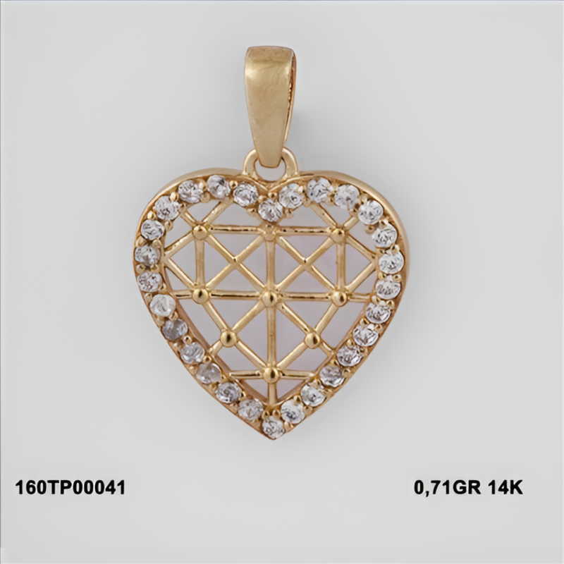 160TP00041 Sarı Altın 14 Ayar 0,7 Gr. Kolye Ucu