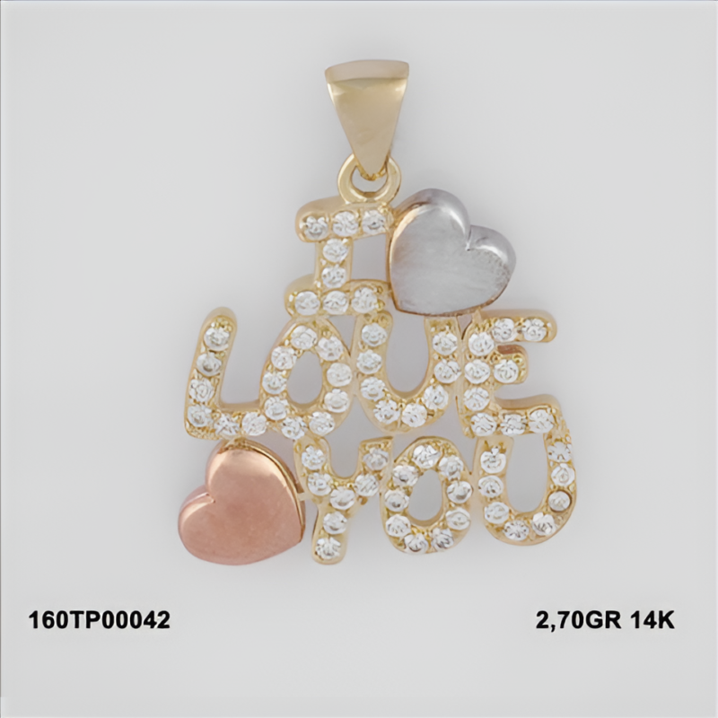 160TP00042 Sarı Altın 14 Ayar 2,7 Gr. Kolye Ucu