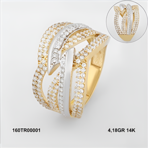 160TR00001 Sarı Altın 14 Ayar 4,18 Gr. Yüzük