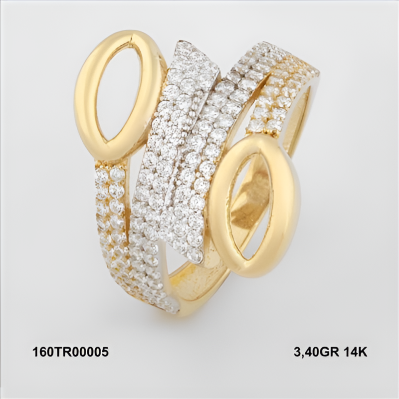 160TR00005 Sarı Altın 14 Ayar 3,4 Gr. Yüzük