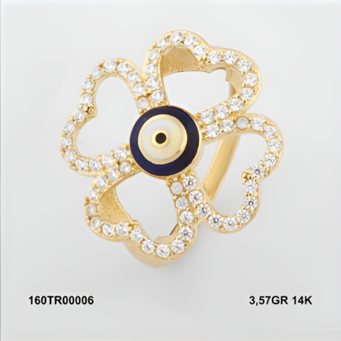 160TR00006 Sarı Altın 14 Ayar 3,57 Gr. Yüzük