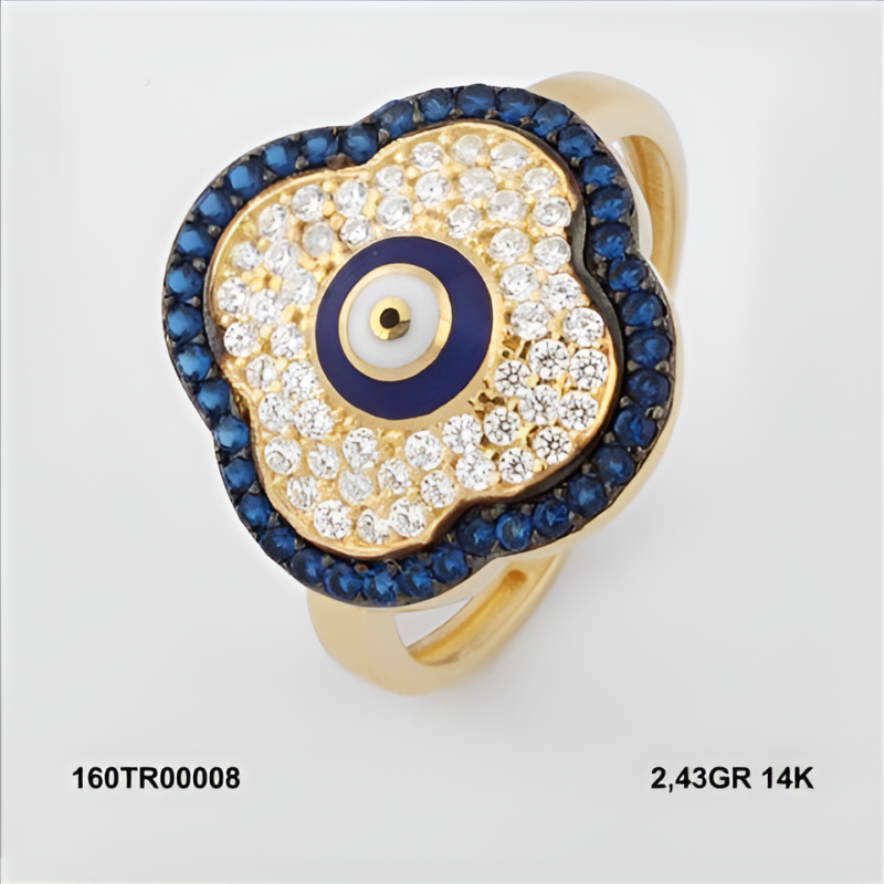 160TR00008 Sarı Altın 14 Ayar 2,43 Gr. Yüzük
