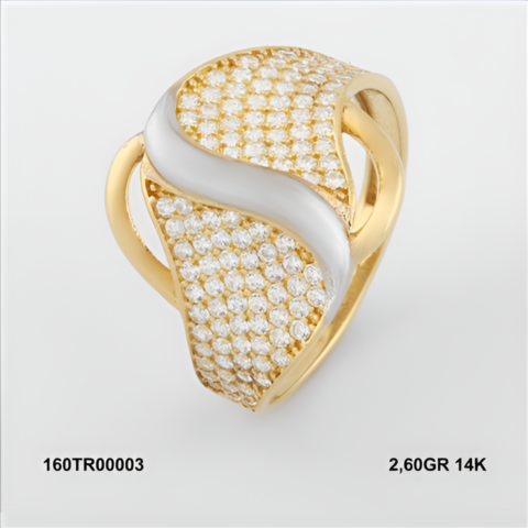 160TR00003 Sarı Altın 14 Ayar 2,6 Gr. Yüzük